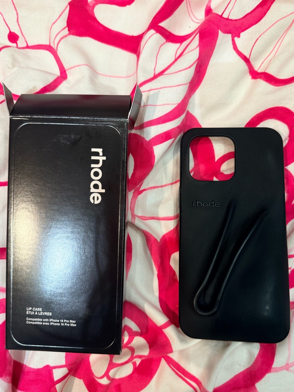 Rhode Lip Case iPhone 16 Pro Max in black